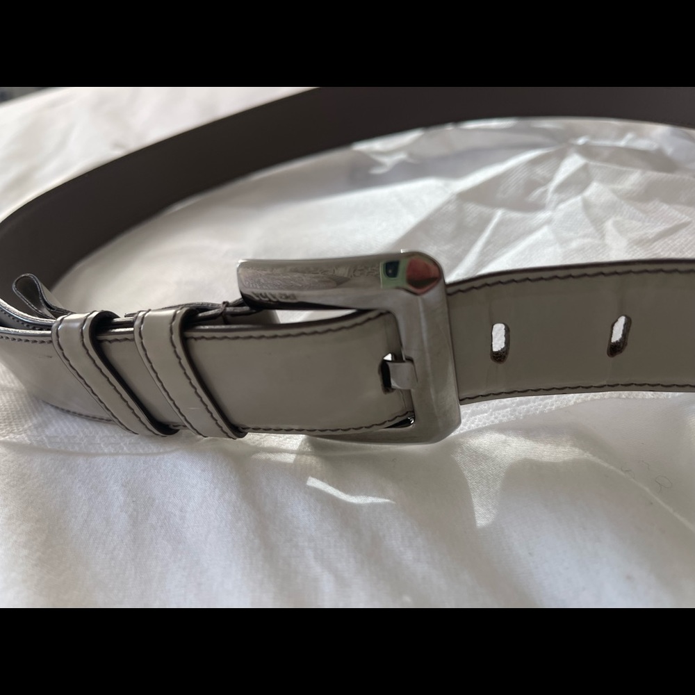 Prada grey belt